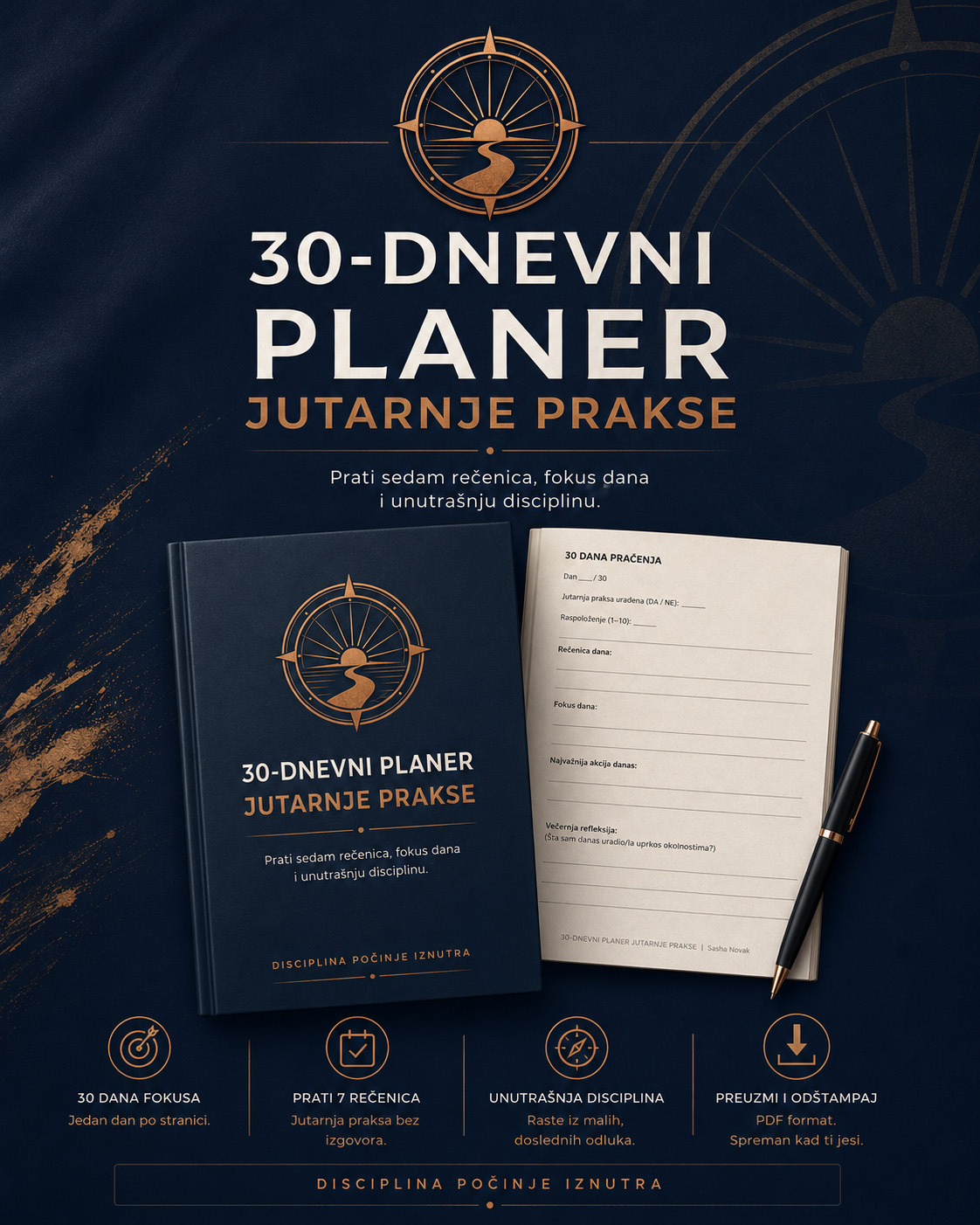 30-dnevni planer jutarnje prakse Sasha Novak